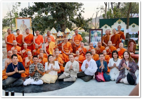 สว.พย. เข้าร่วมพิธีบรรพชาเป็นสามเณร เพื่อถวายเป็นพระราชกุศล เนื่องในโอกาสวันคล้ายวันเกิดของเจ้าคุณพระสินีนาถ